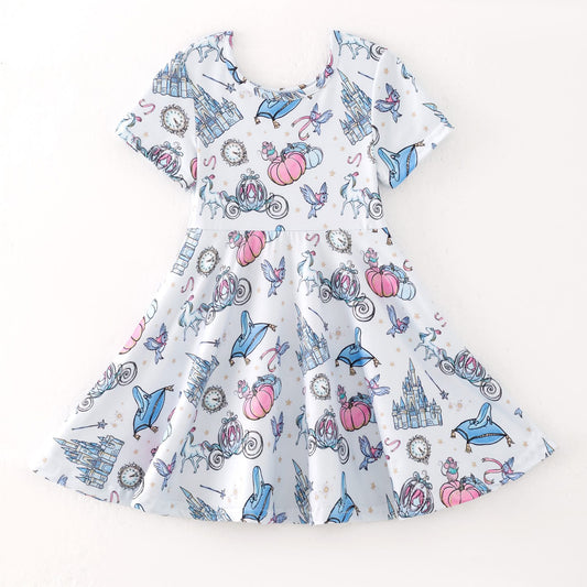 Pumkins & Glass Slippers Twirl Dress | Preorder