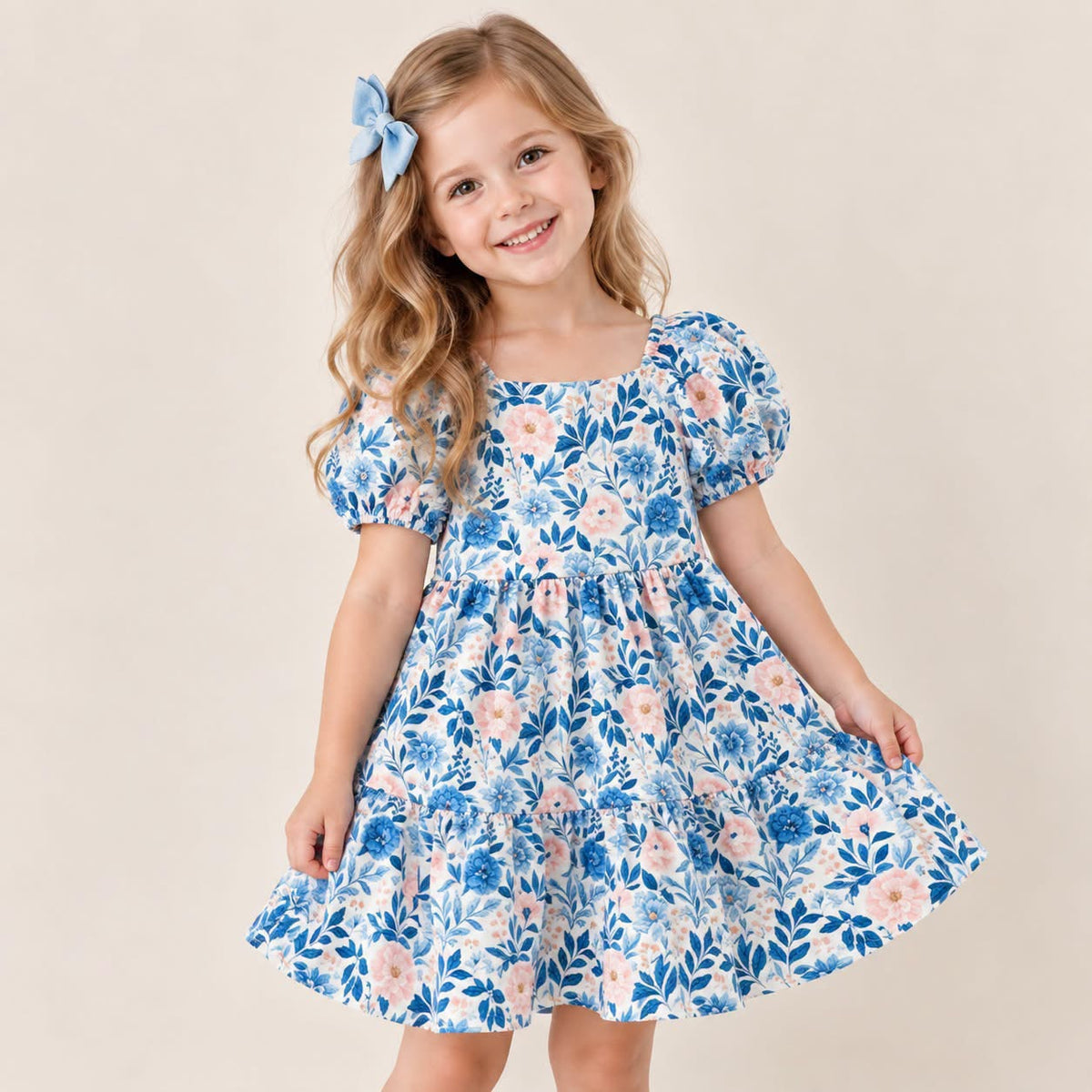 Fall Floral  Dress | Preorder