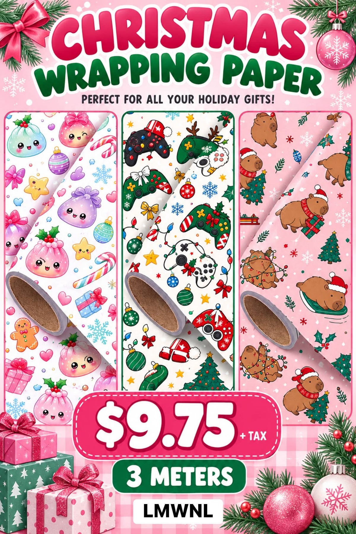 Christmas Wrapping Paper | PreOrder