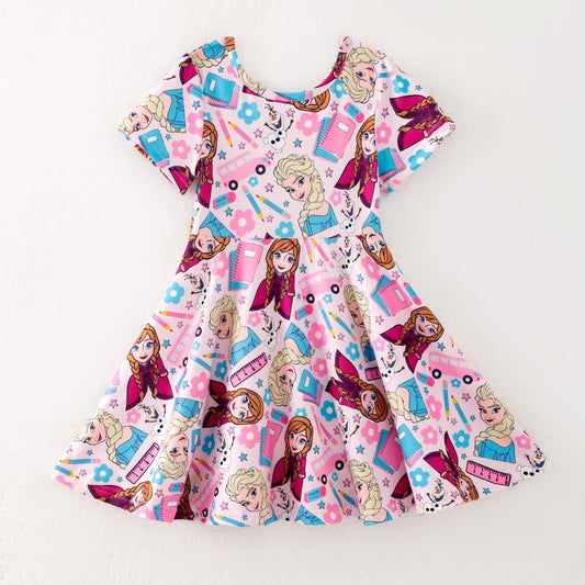 Elsa & Anna School Year Twirl Dress | Preorder