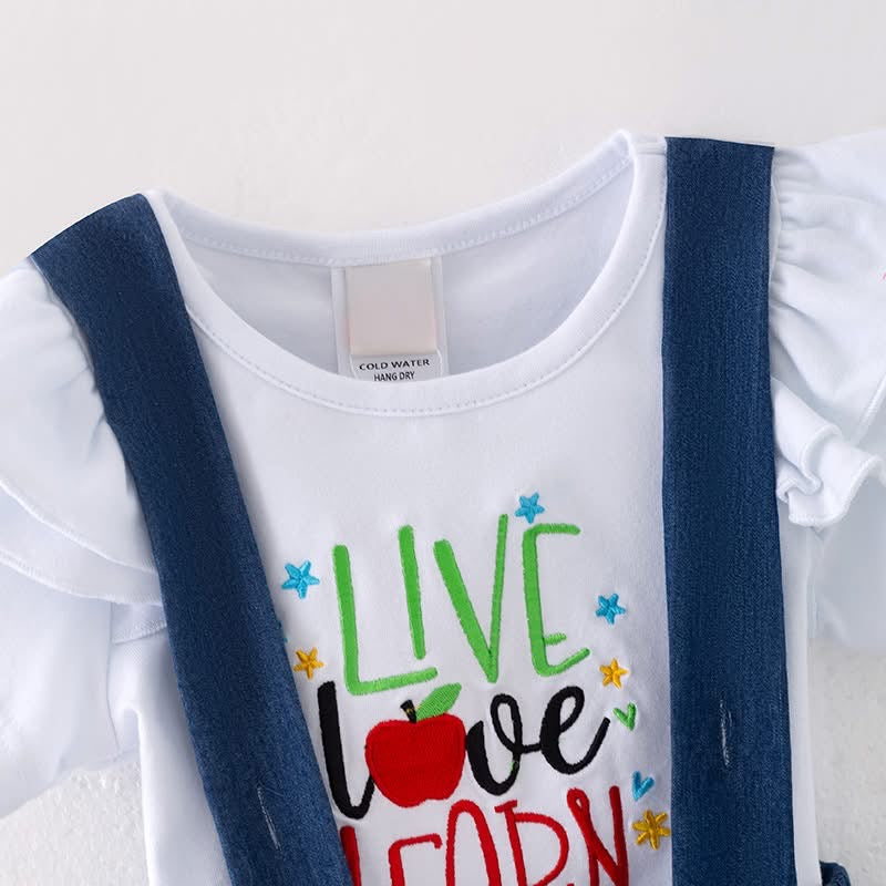 The School Year Applique Dress | Preorder