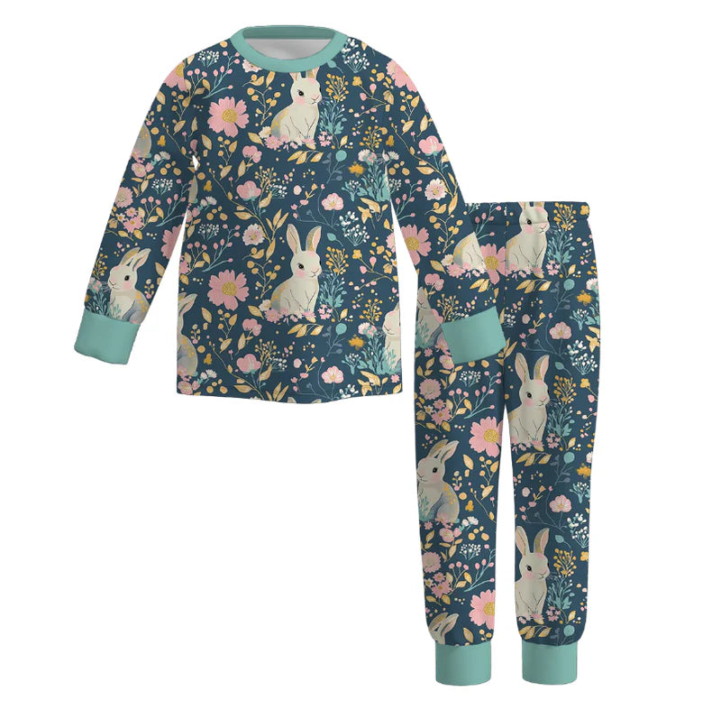 Easter PJs Green Bunny  | IN STOCK
