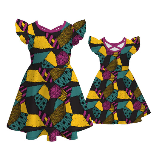 Halloween Cos Print Twirl Dress | Preorder