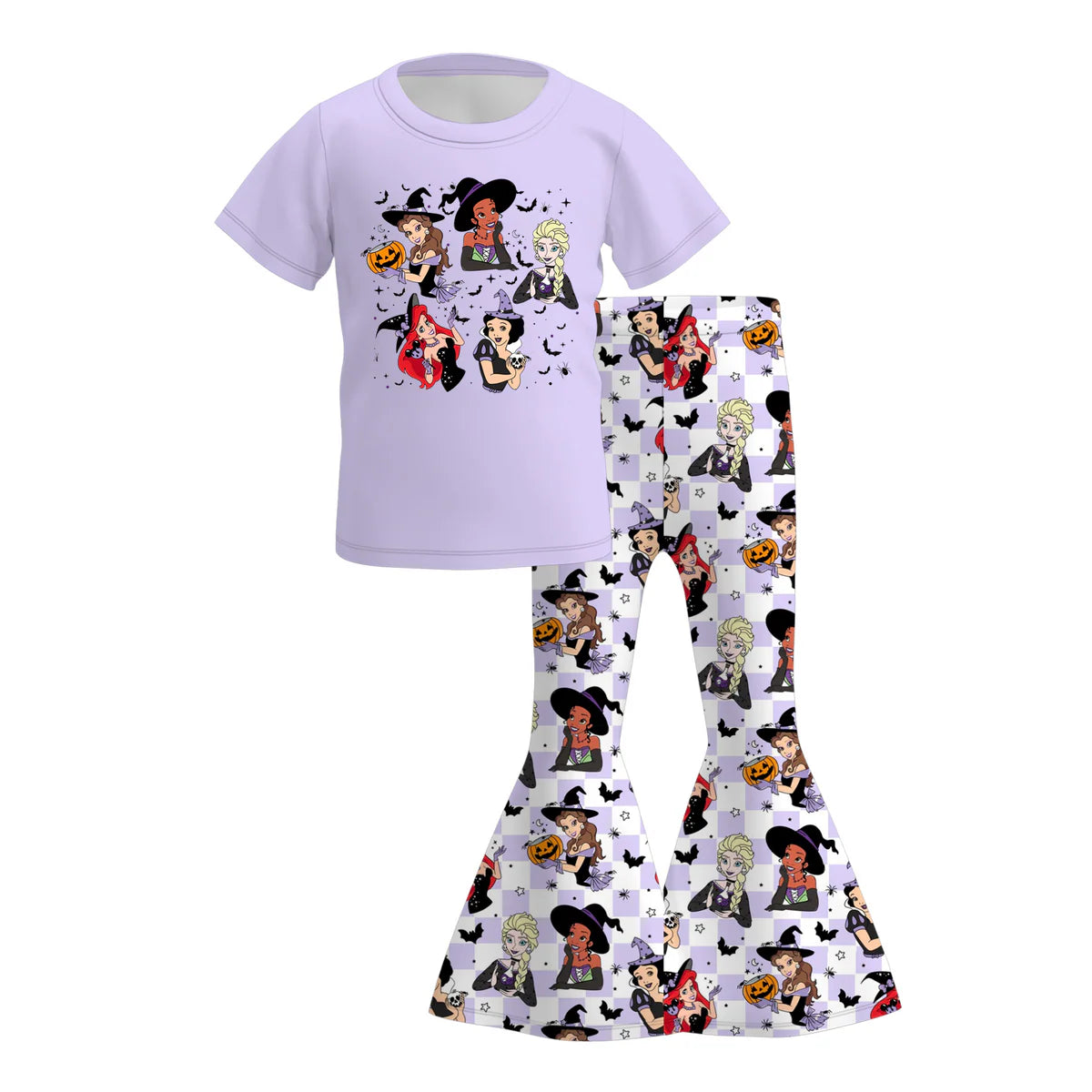 Halloween Themed Flared Pant Set  | Preorder