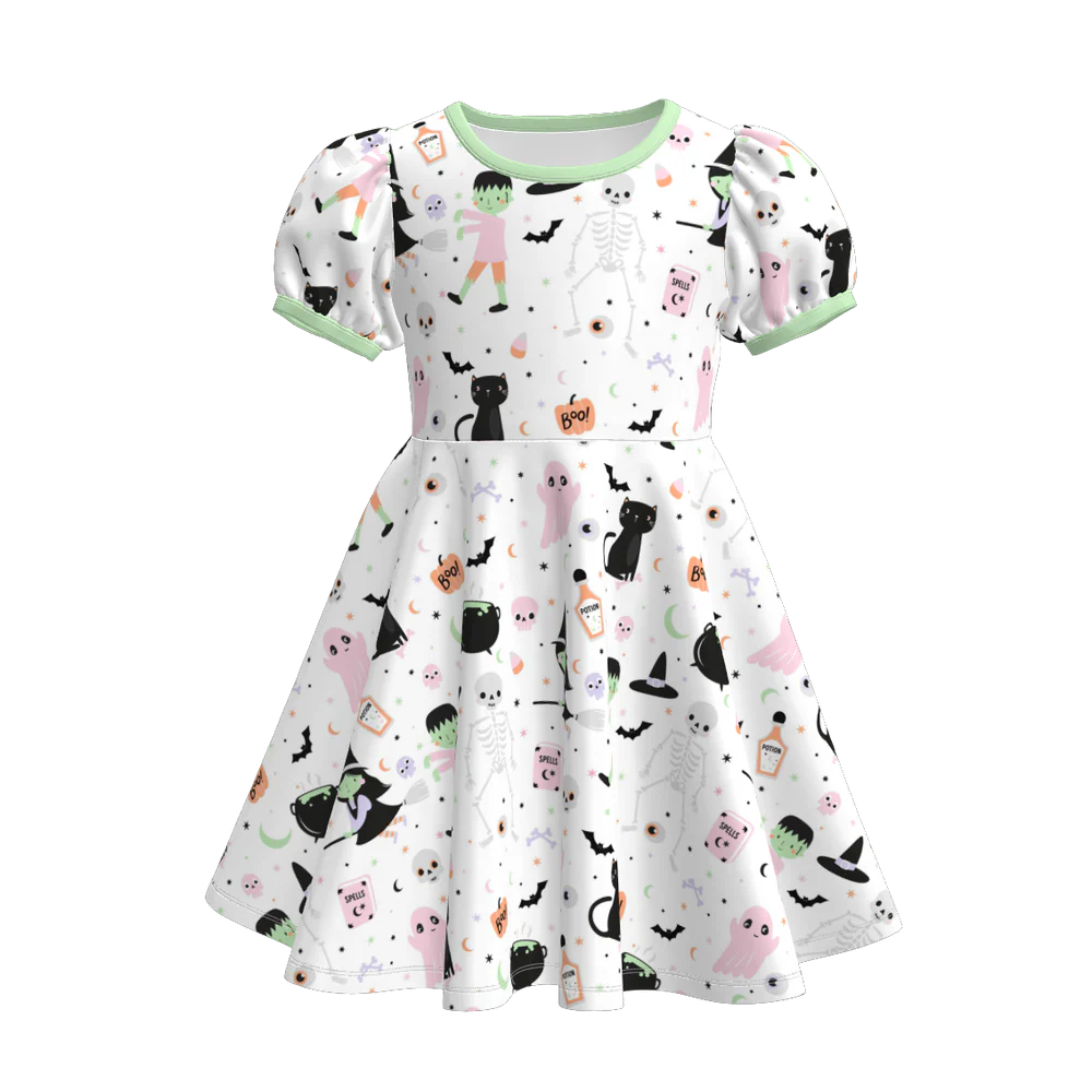 Halloween Themed Twirl Dress | PreOrder