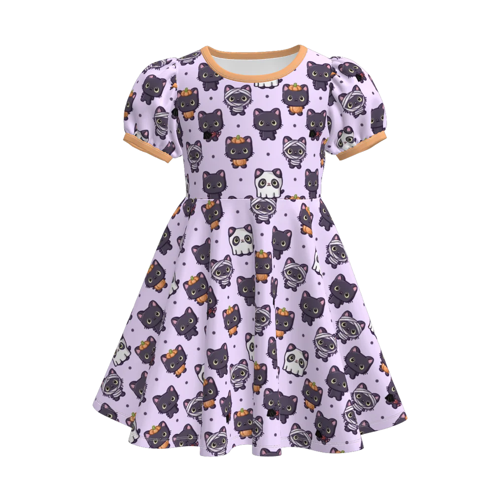 Halloween Themed Twirl Dress | PreOrder