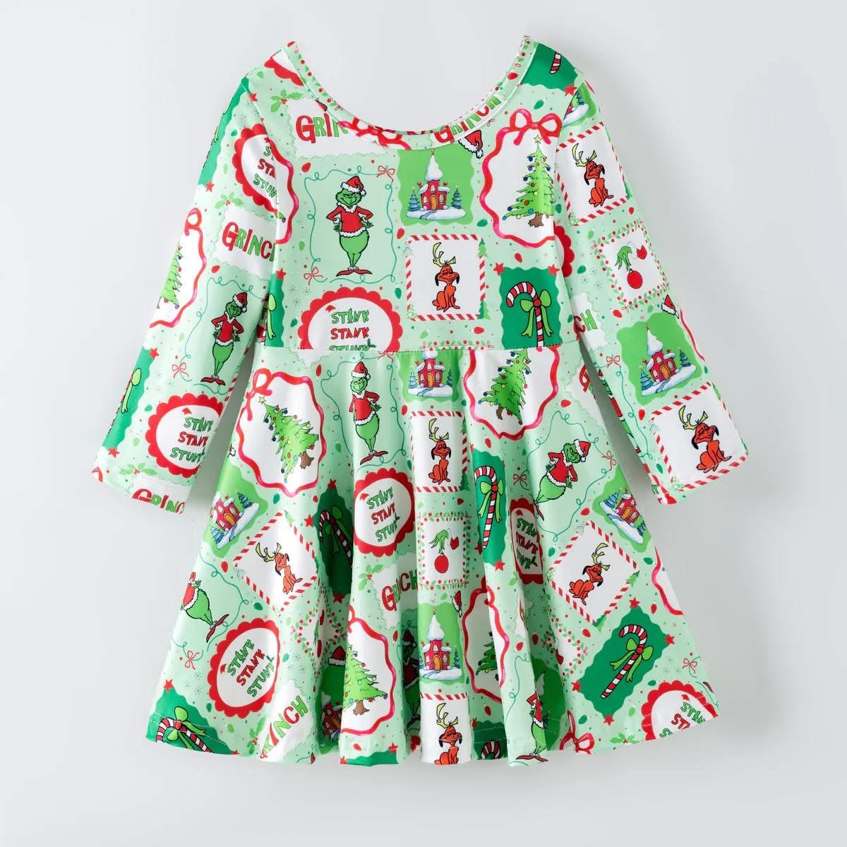 STINK STANK STUNK TWIRL DRESS | #extras on hand