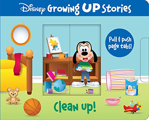 CLEAN UP! PULL & PUSH PAGE TABS! (DISNEY GROWING UP STORIES)