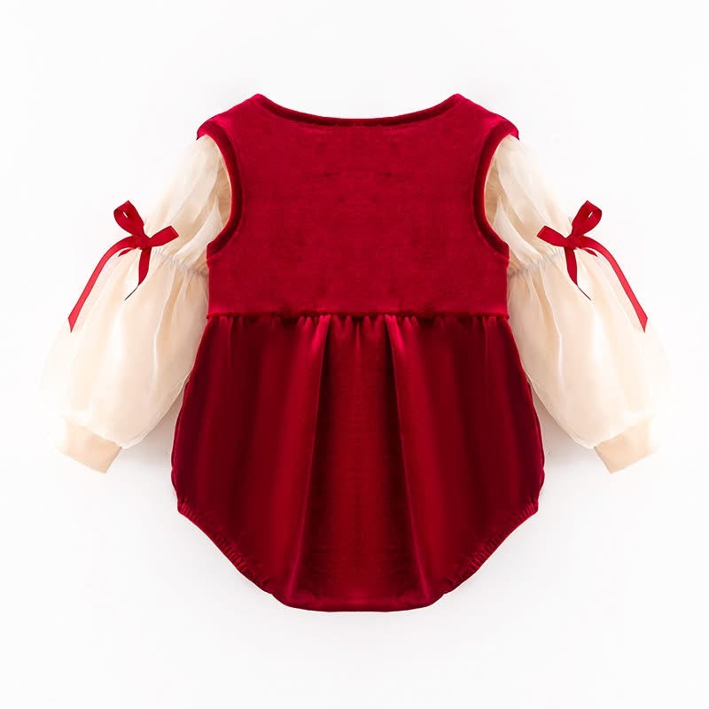 The Magic Applique Christmas Romper | Preorder
