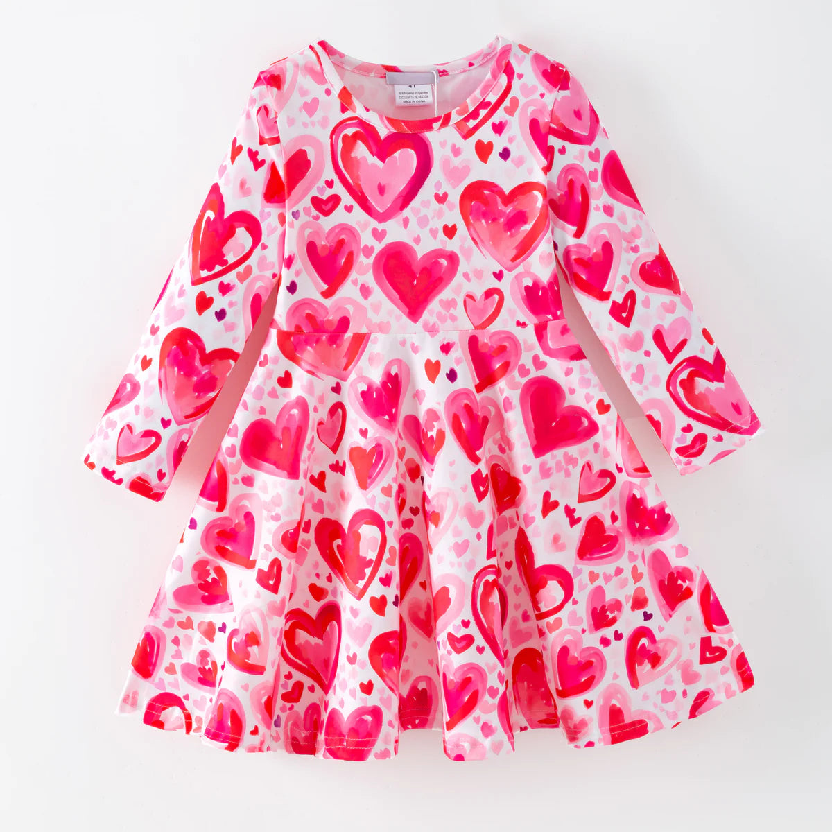 Love Day Print Twirl Dress | Preorder
