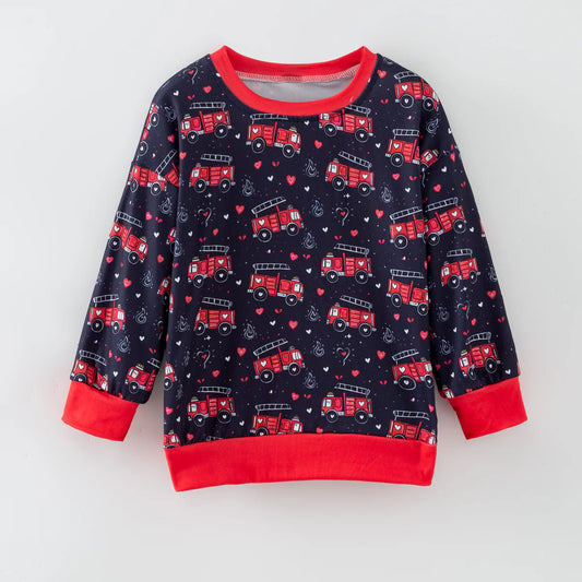 Love Day Fire Truck LongSleeve| Preorder