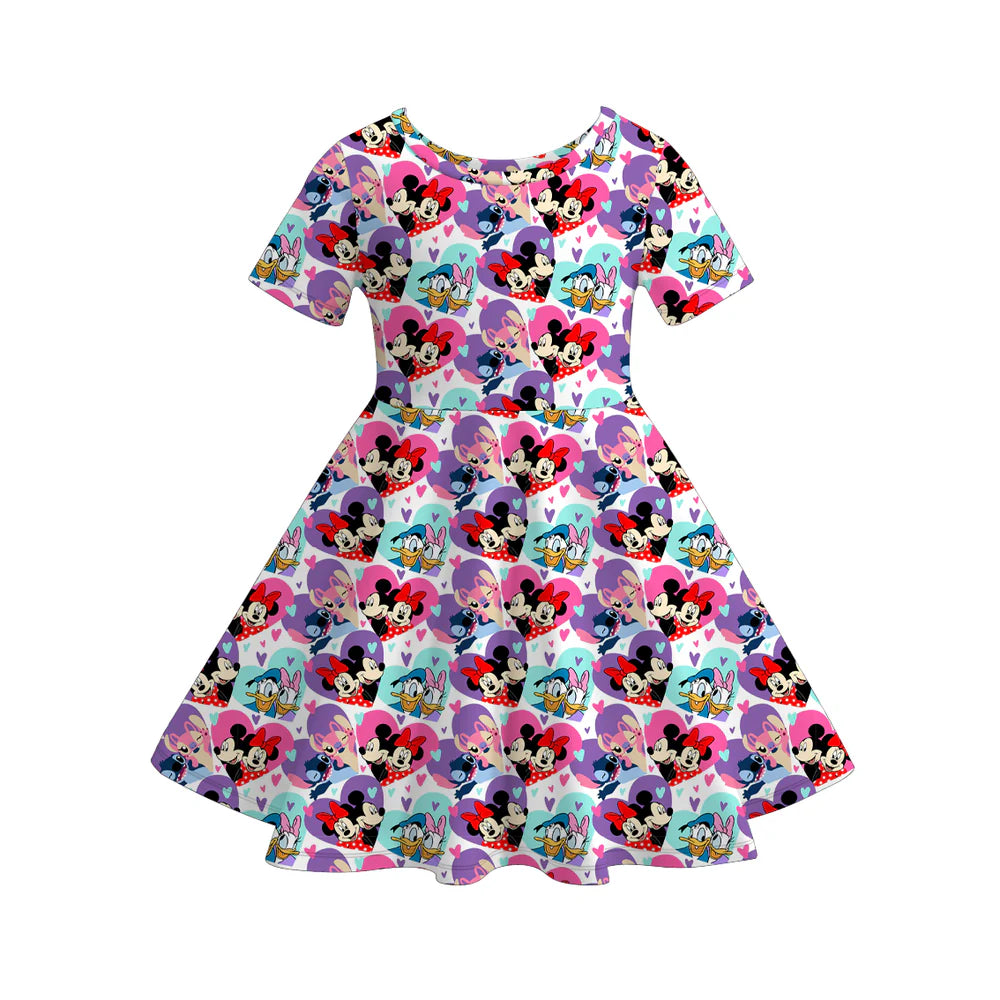 Love Day Print Twirl Dress | Preorder