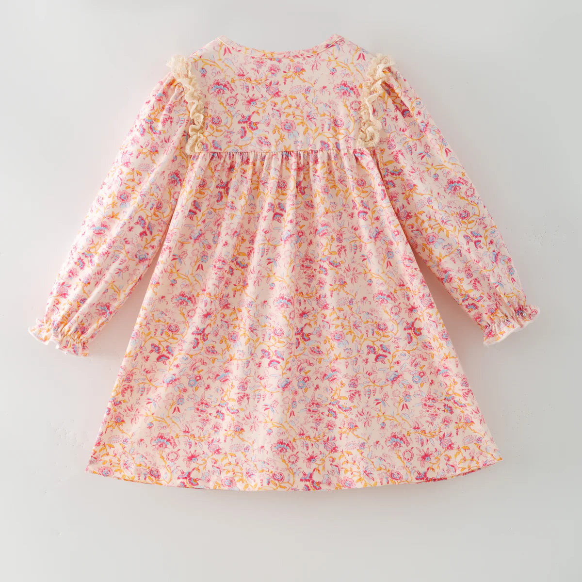 FALL BOW APPLIQUE DRESS  | PREORDER