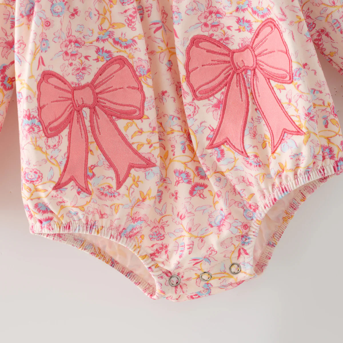 FALL BOW APPLIQUE ROMPER | PREORDER