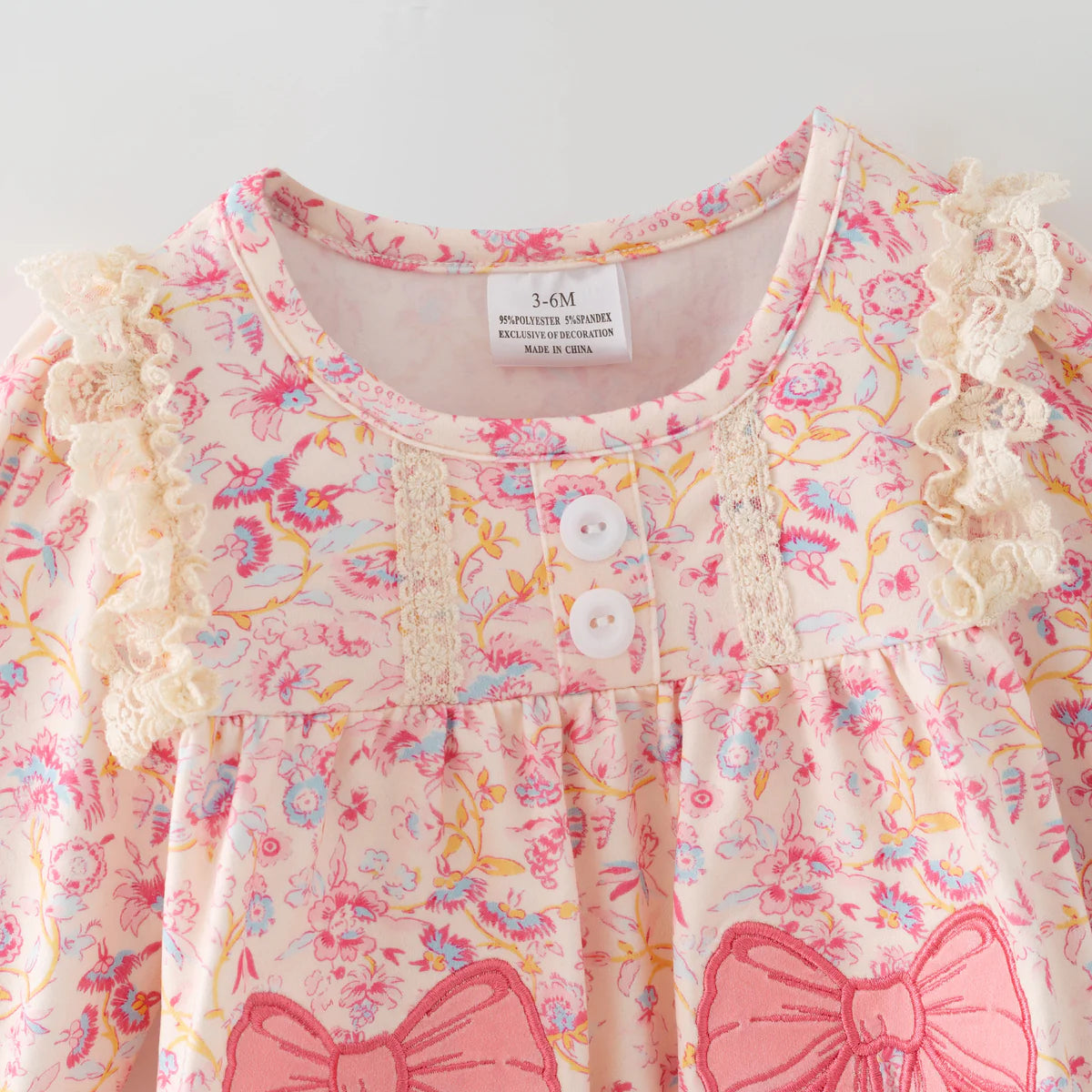 FALL BOW APPLIQUE ROMPER | PREORDER