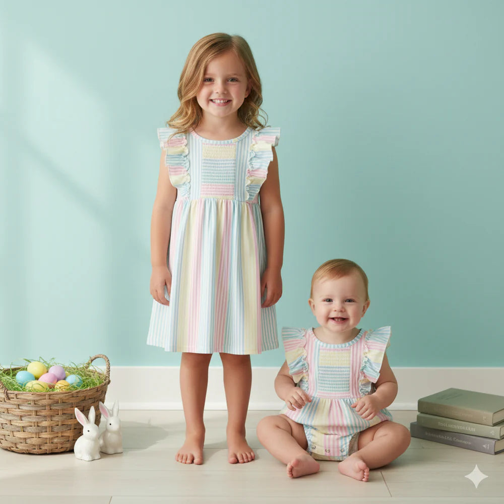 Smocked Spring Dress  | Preorder